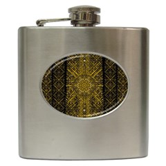 Stars For A Cool Medieval Golden Star Hip Flask (6 Oz) by pepitasart