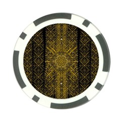 Stars For A Cool Medieval Golden Star Poker Chip Card Guard by pepitasart