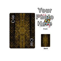 Stars For A Cool Medieval Golden Star Playing Cards 54 Designs (mini) by pepitasart