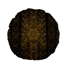 Stars For A Cool Medieval Golden Star Standard 15  Premium Round Cushions by pepitasart