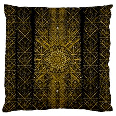 Stars For A Cool Medieval Golden Star Standard Flano Cushion Case (one Side) by pepitasart