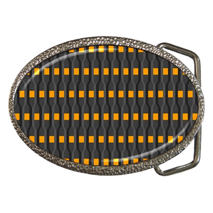 Pattern Illustrations Plaid Belt Buckles