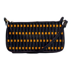 Pattern Illustrations Plaid Shoulder Clutch Bag