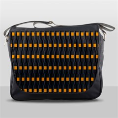 Pattern Illustrations Plaid Messenger Bag by HermanTelo