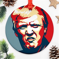 Trump pop art Ornament (Round)