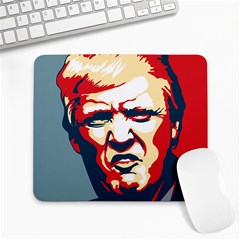 Trump pop art Large Mousepads