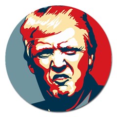 Trump pop art Magnet 5  (Round)