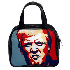 Trump pop art Classic Handbag (Two Sides)