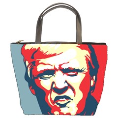 Trump pop art Bucket Bag