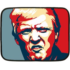 Trump pop art Double Sided Fleece Blanket (Mini) 