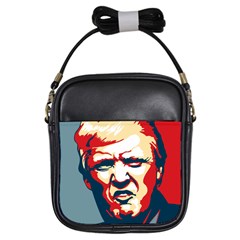 Trump pop art Girls Sling Bag