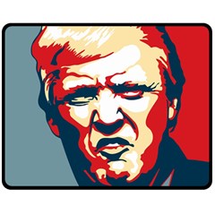 Trump pop art Double Sided Fleece Blanket (Medium) 