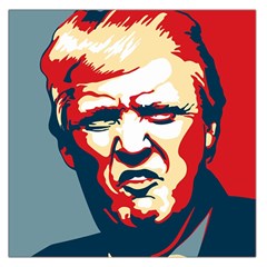 Trump pop art Large Satin Scarf (Square)