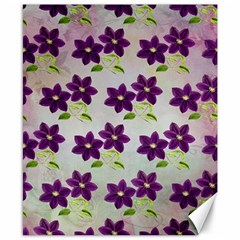 Purple Flower Canvas 8  X 10  by HermanTelo