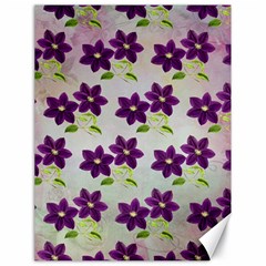 Purple Flower Canvas 18  X 24  by HermanTelo