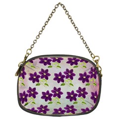 Purple Flower Chain Purse (two Sides) by HermanTelo