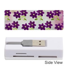 Purple Flower Memory Card Reader (stick)