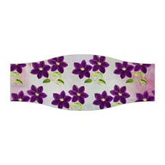 Purple Flower Stretchable Headband