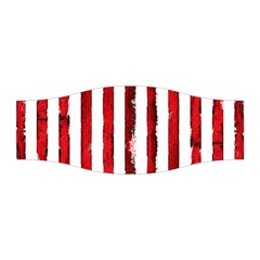 Red grunge stripes Stretchable Headband