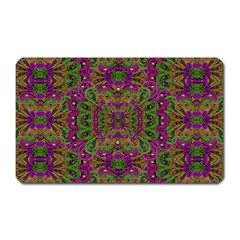 Peacock Lace In The Nature Magnet (rectangular) by pepitasart