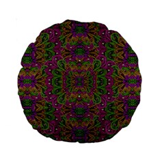 Peacock Lace In The Nature Standard 15  Premium Round Cushions by pepitasart