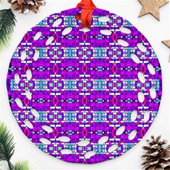 Ab 70 Round Filigree Ornament (two Sides) by ArtworkByPatrick