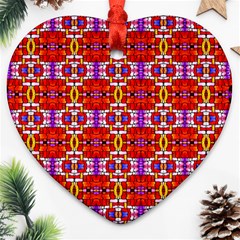 Ab 70 1 Heart Ornament (two Sides) by ArtworkByPatrick