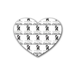 Iloveyoucalif Heart Coaster (4 Pack)  by ArtworkByPatrick