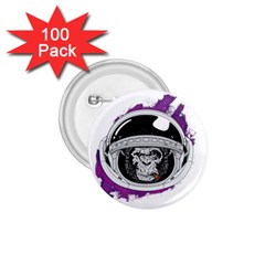 Space ape 1.75  Buttons (100 pack) 