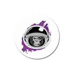 Space ape Magnet 3  (Round)