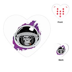 Space ape Playing Cards Single Design (Heart)