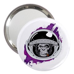 Space ape 3  Handbag Mirrors