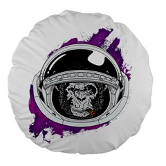 Space ape Large 18  Premium Round Cushions