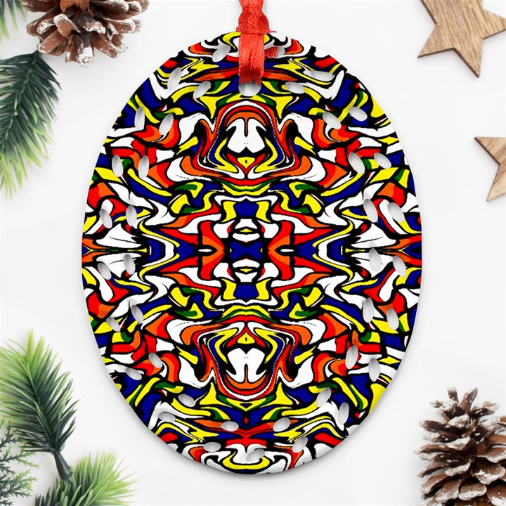 Ab 72 1 Oval Filigree Ornament (Two Sides)