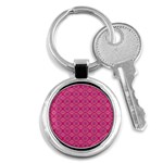 Background Texture Pattern Mandala Key Chain (Round) Front