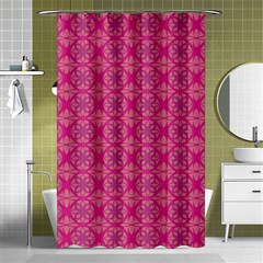 Background Texture Pattern Mandala Shower Curtain 48  X 72  (small) 