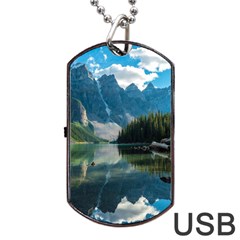 Nature Dog Tag Usb Flash (two Sides) by ArtworkByPatrick