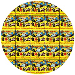 Aping Hollywood Wooden Puzzle Round