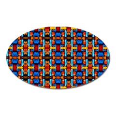 Ab 75 Oval Magnet by ArtworkByPatrick