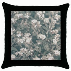 Beauty Floral Scene Photo Throw Pillow Case (black) by dflcprintsclothing