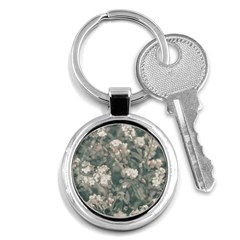 Beauty Floral Scene Photo Key Chain (round)