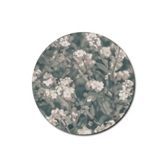 Beauty Floral Scene Photo Rubber Round Coaster (4 Pack)  by dflcprintsclothing