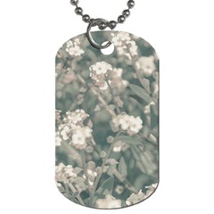 Beauty Floral Scene Photo Dog Tag (two Sides) by dflcprintsclothing