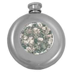 Beauty Floral Scene Photo Round Hip Flask (5 Oz) by dflcprintsclothing