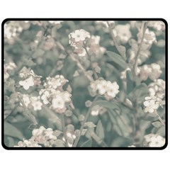 Beauty Floral Scene Photo Fleece Blanket (medium)  by dflcprintsclothing