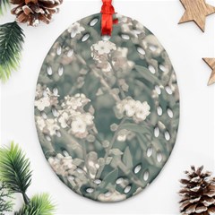 Beauty Floral Scene Photo Oval Filigree Ornament (two Sides) by dflcprintsclothing