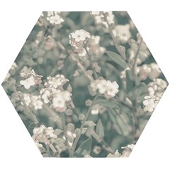 Beauty Floral Scene Photo Wooden Puzzle Hexagon