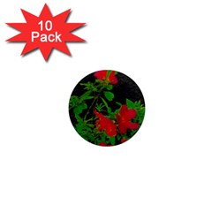 Dark Pop Art Floral Poster 1  Mini Magnet (10 Pack)  by dflcprintsclothing