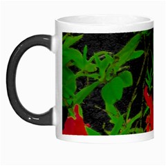 Dark Pop Art Floral Poster Morph Mugs by dflcprintsclothing