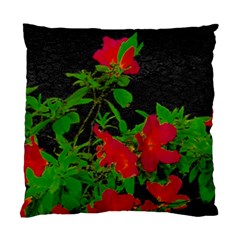 Dark Pop Art Floral Poster Standard Cushion Case (one Side) by dflcprintsclothing